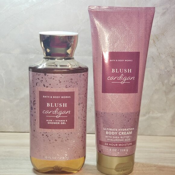 🆕Bath & Body Works Blush Cardigan Bundle/Lot - Picture 2 of 3